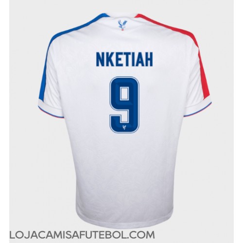 Camisa de Futebol Crystal Palace Eddie Nketiah #9 Equipamento Alternativo 2025-26 Manga Curta Camisa de Futebol Crystal Palace Eddie Nketiah #9 Equipamento Alternativo 2025-26 Manga Curta